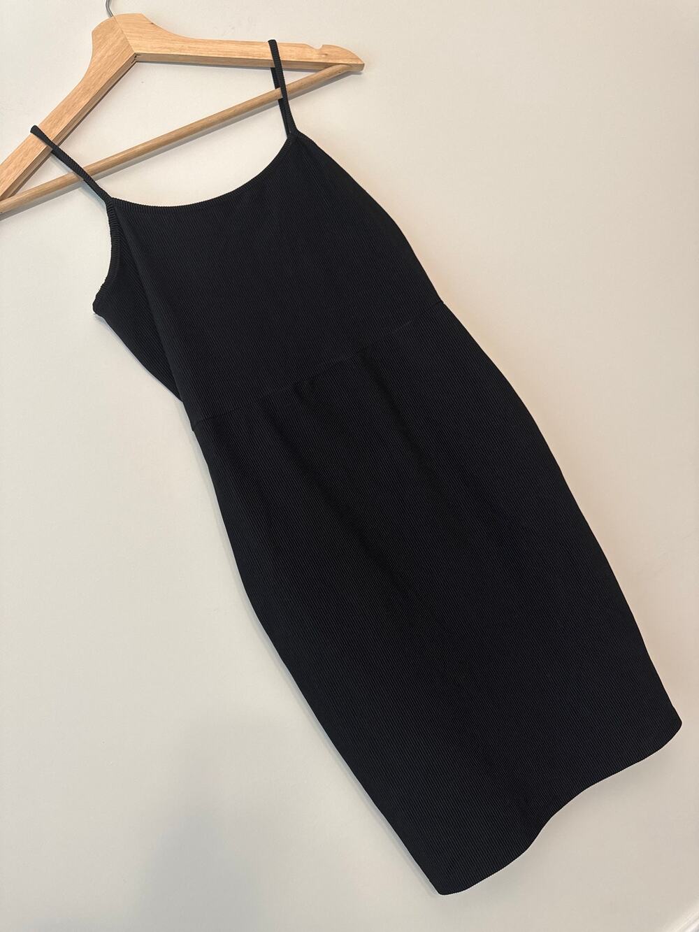 Black Ribbed Bodycon Slip Dress – Fashion Nova S